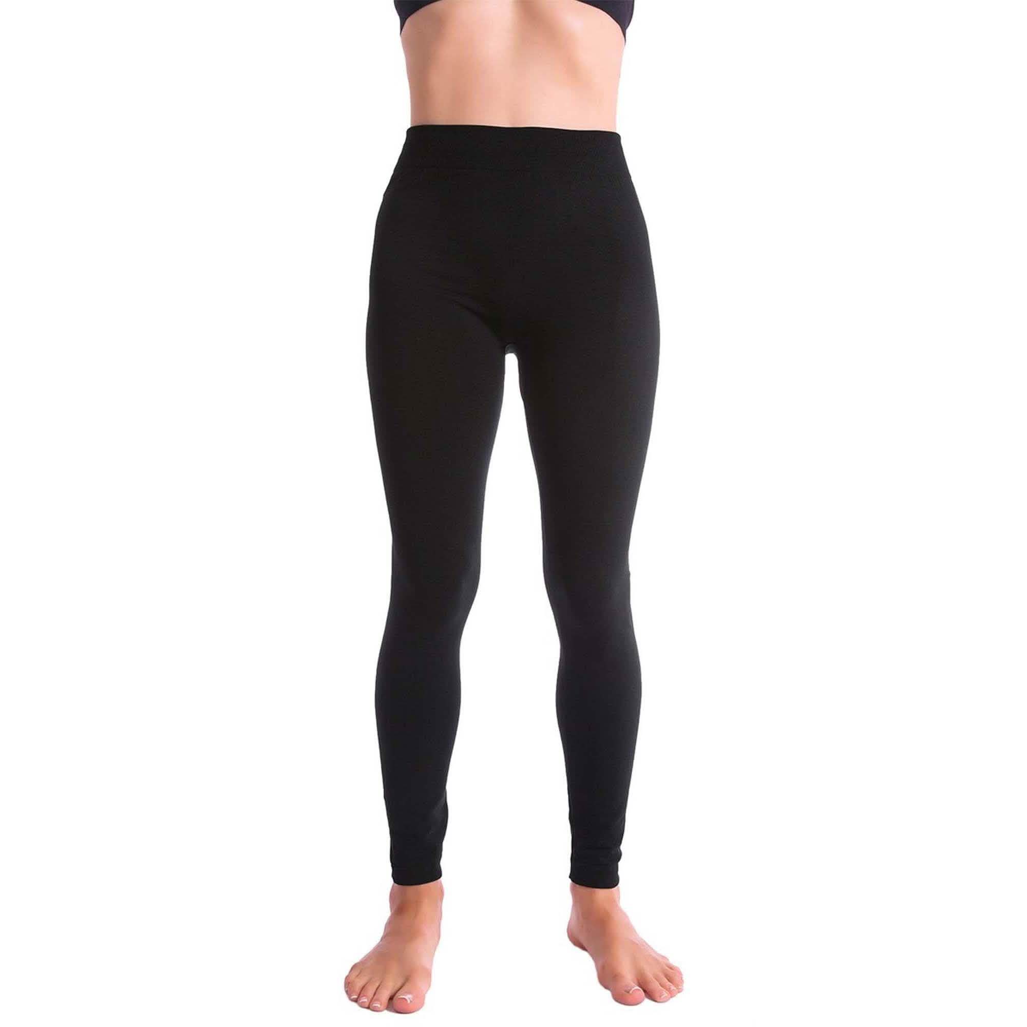 5-Pack: Women's Premium Fleece-Lined Leggings