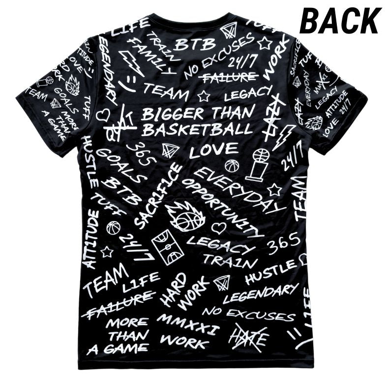 Emotions - Performance Compression T-Shirt - Black