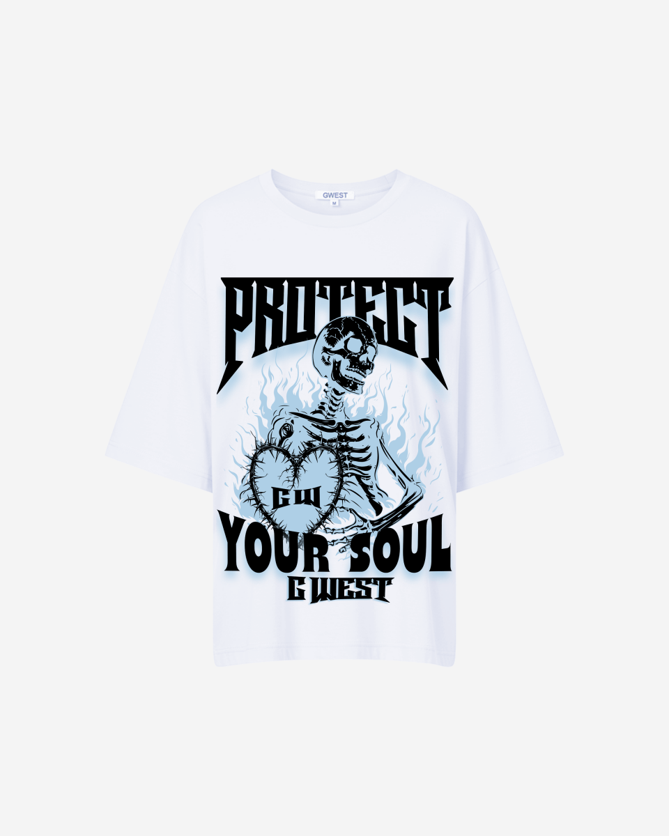 G West Womens protect your soul Oversized tee