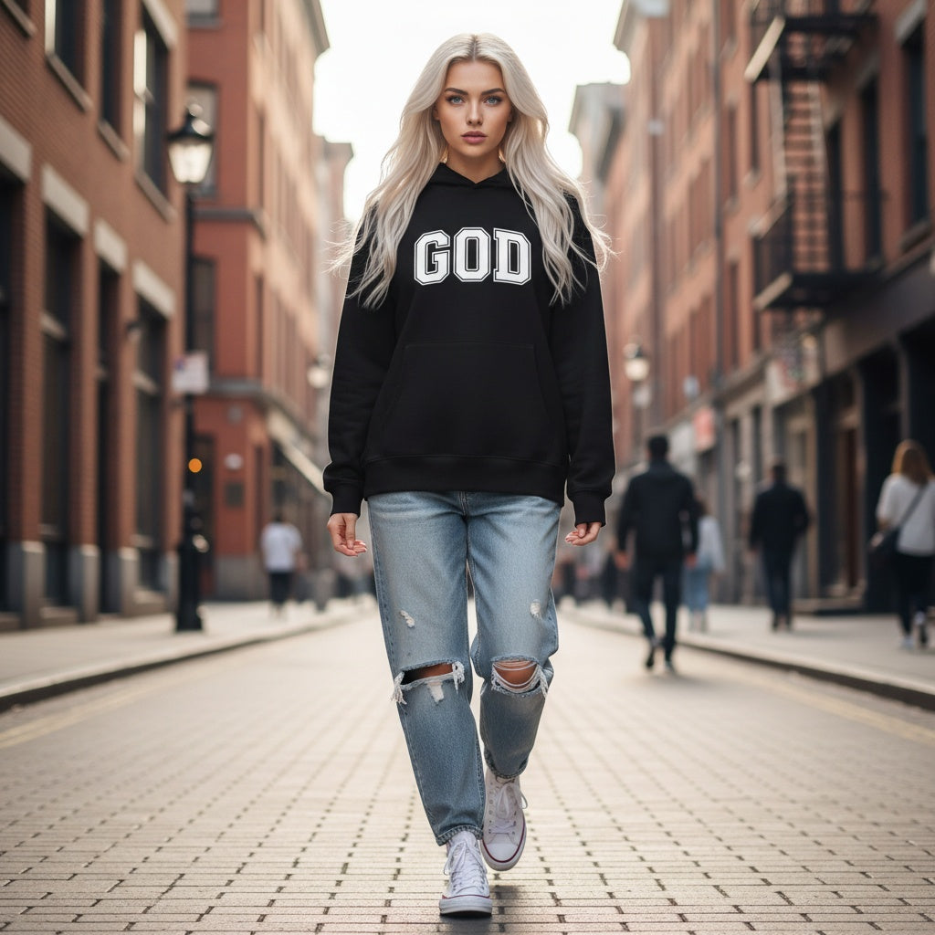 GOD Oversized Heavyweight Hoodie