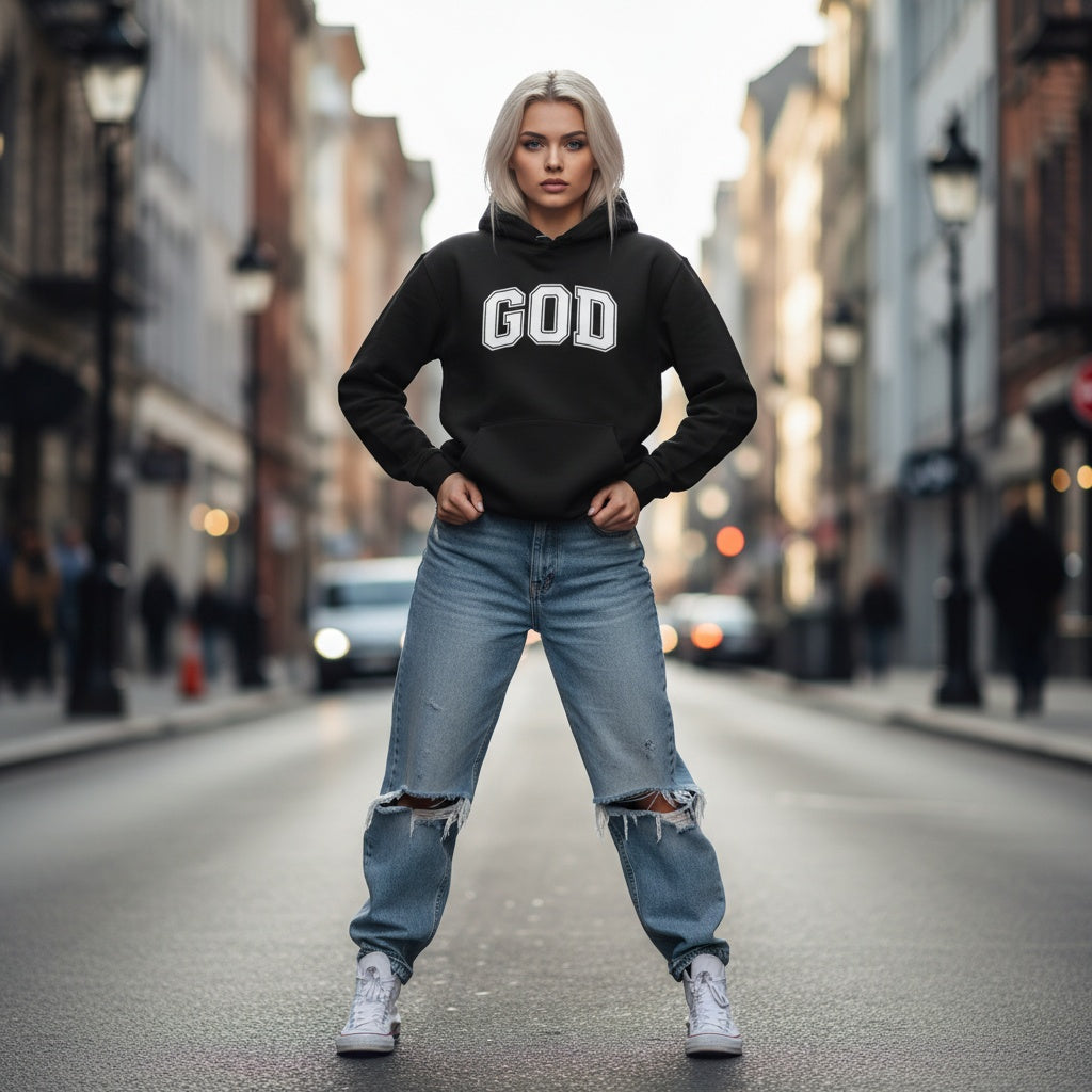 GOD Oversized Heavyweight Hoodie